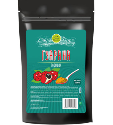Гуарана экстракт, Дары Памира, дойпак, 100 гр