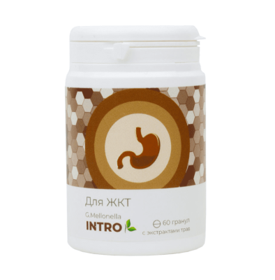 Гранулы для ЖКТ (Touch Zhiva G. mellonella INTRO), 60 шт