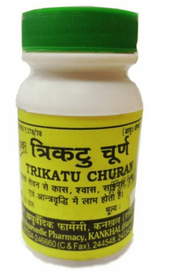 Трикату Чурна, Trikatu Churan, Adarsh, 30 г