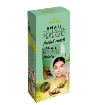 Маска-пленка для лица с улиточным коллагеном, Herbal Star, 100 мл
