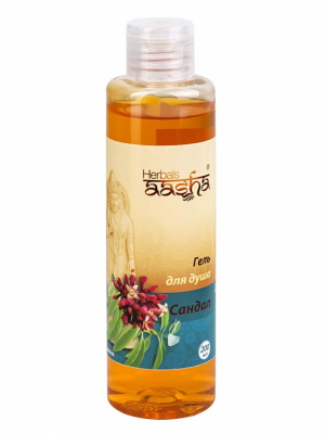 Гель для душа Сандал, Ааша Хербалс (Aasha Herbals), 200мл