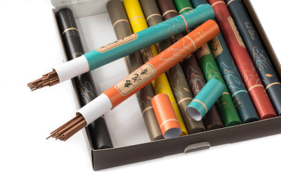 Набор благовоний в тубусах (Одиннадцать ароматов), 11 шт по 20 г