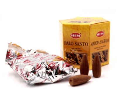 Благовония пуля, стелющийся дым конусы, Back Flow Palo Santo, HEM, 40 шт
