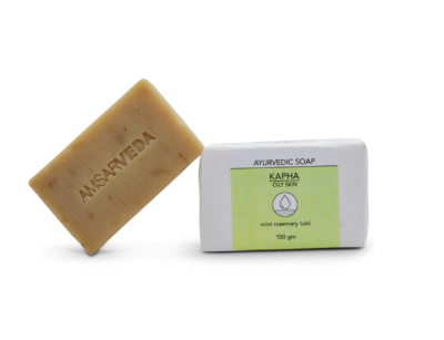 Аюрведическое мыло Капха для жирной кожи с мятой, тулси и розмарином, Ayurvedic Soap KAPHA, Amsarveda, 100 г
