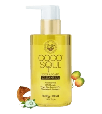 Шампунь-ополаскиватель с кокосовым масло, Hair and Scalp Cleanser Coco Soul, 200 мл