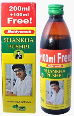 Шанкха Пушпи (Shankha Pushpi), Baidyanath, 300 мл — сироп для мозга и памяти