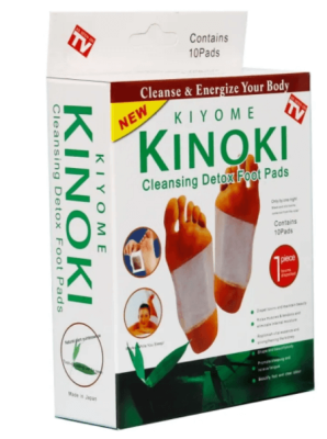 Пластырь для стоп Kinoki, 10 шт в упаковке