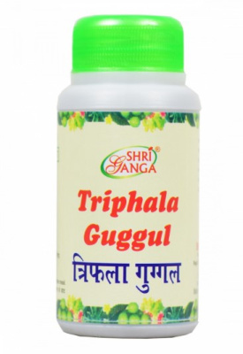 Triphala Guggul, Shri Ganga (Трифала Гуггул, Шри Ганга), 50 гр — очищение и омоложение организма
