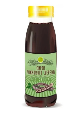 Сироп рожкового дерева (кэроба), без сахара (Дары Памира), 330 гр