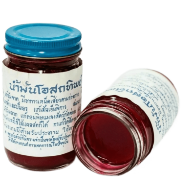 Бальзам для тела, традиционный Тайский «Красный», Osotthip, 50 гр