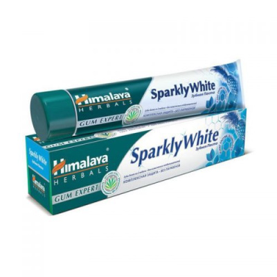 Отбеливающая зубная паста Sparkly White Himalaya Herbals, 80 гр