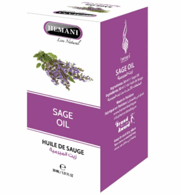 Масло шалфея Химани, Oil Sage, Hemani, 30 мл