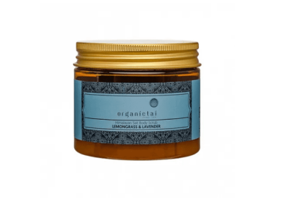 Скраб для тела на основе гималайской соли ЛЕМОНГРАСС и ЛАВАНДА, Organic Tai, 200 мл