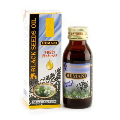 Натуральное масло черного тмина хемани, Black Seed Oil (Hemani) 