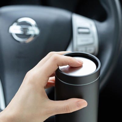 Термокружка To-Go 360 из стали, черная, Santai Living, 450 мл