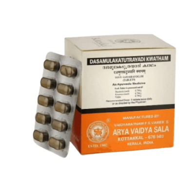 Дашамулакатутраяди Кватхам, Коттаккал (Dasamulakatutrayadi Kwatham Kottakkal), 100 таб. - лечение респираторных заболеваний