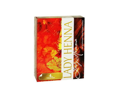 Краска для волос на основе хны Леди Хенна (Lady Henna), 6х10 г - Каштан