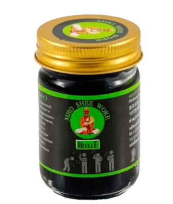 Бальзам черный для облегчения посттравматического синдрома, Mho Shee Woke Black Balm, 50 гр