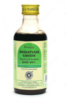 Аюрведический тоник Брихатьяди Кашаям, Brihatyadi Kashayam Kottakkal, 200 мл