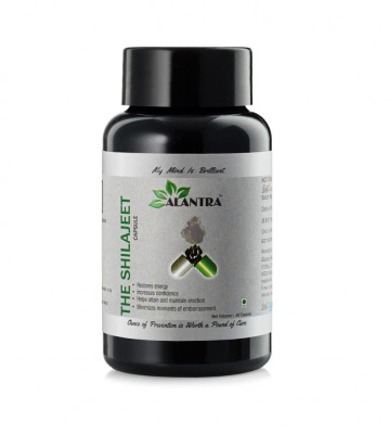 Шиладжит (Мумие) — 50% Фульвовая кислота, Алантра, 60 капсул по 500 мг