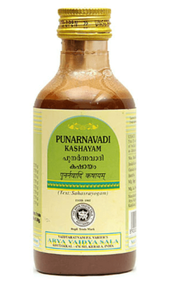 Аюрведический тоник Пунарнавади Кашаям, Punarnavadi Kashayam Kottakal, 200 мл