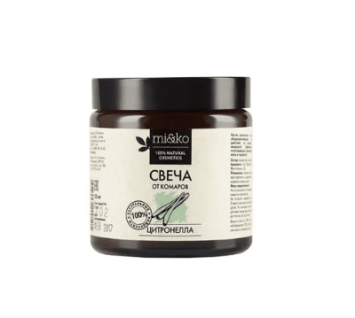 Свеча «Цитронелла» от комаров, Mi&Ko, 120 мл