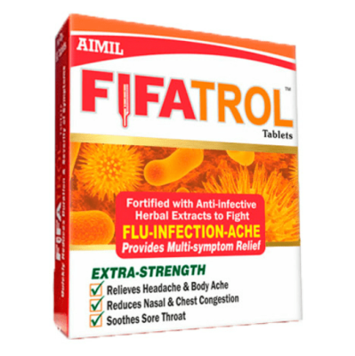Фифатрол от гриппа и простуды, Fifatrol, Aimil, 30 таб