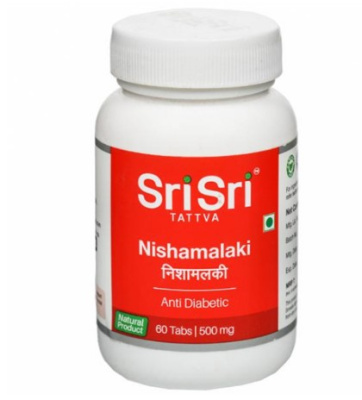 Нишамалаки, Шри Шри Аюрведа, Nishamalaki, Sri Sri Ayurveda, 60 табл - от диабета