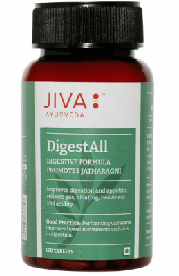 Диджестол Джива Аюрведа, DigestAll, Jiva, 120 таб