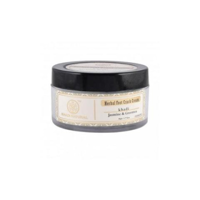 Крем для ног Жасмин и Зеленый чай Herbal Jasmine Green tea Foot Crack Cream Khadi 50 гр. (Без SLS и gарабенов)