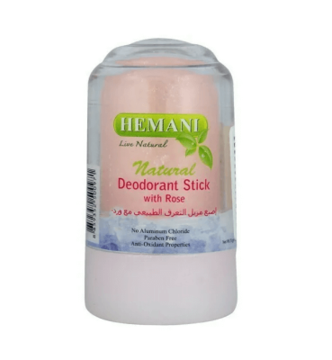 Дезодорант-кристалл Роза, Deodorant Stick Rose Hemani, 70 г