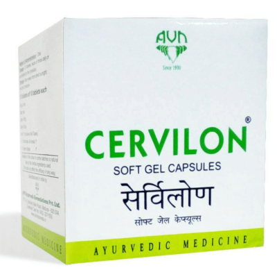 Цервилон - от заболеваний шейного отдела позвоночника, Cervilon Soft Gel Capsules, AVN, 120 кап