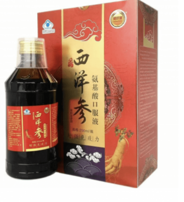 Жидкий эликсир Женьшень с аминокислотами, FU HAO TANG, 250 мл