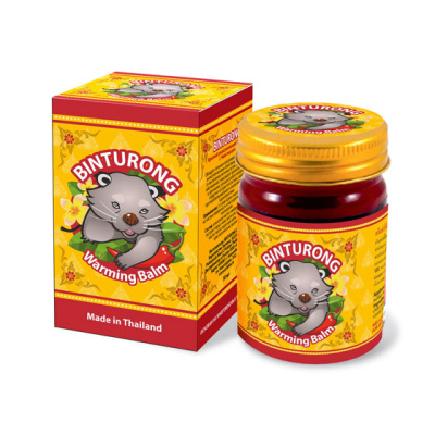 Красный разогревающий бальзам с Чили перцем Binturong Warming Balm, 50 гр
