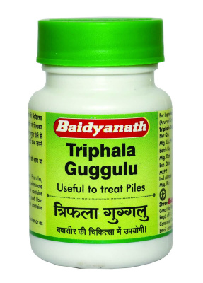 Трифала Гуггул Triphala Guggul Baidyanath, 80 таб