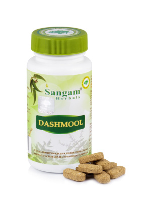Дашмула (Dashmool tablets Sangam Herbals), Сангам, 60 таб