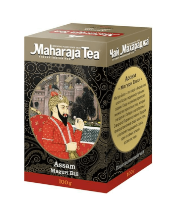 Чай Ассам Магури Бил, Maharaja Tea Assam Maguri Bill, 100 г