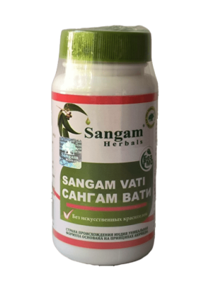 Ашваганда таблетки (Сангам Вати), Сангам Хербалс (Ashwagandha Sangam Herbals), 60 таб, 750 мг