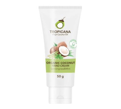Увлажняющий крем для рук Кокос, Лемонграсс и Мята, Tropicana, 50 мл