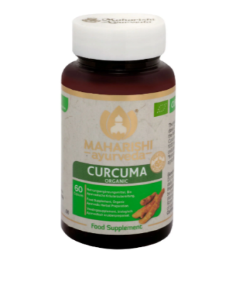 Куркума Махариши, органик, Organic Curcuma Maharishi, 60 таб