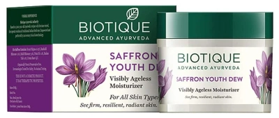 Биотик Био с Шафраном Питательный Дневной Крем Bio Saffron Dew Biotique, 50 гр