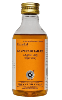 Масло Карпуради Тайлам, Коттаккал, Karpuradi Tailam Arya Vaidya Sala, Kottakkal, 200 мл