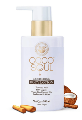 Лосьон для тела Coco Soul Nourishing Body Lotion 100% organic, 200 мл