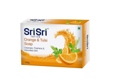 Мыло Апельсин и тулси, Sri Sri Tattva, 100 г