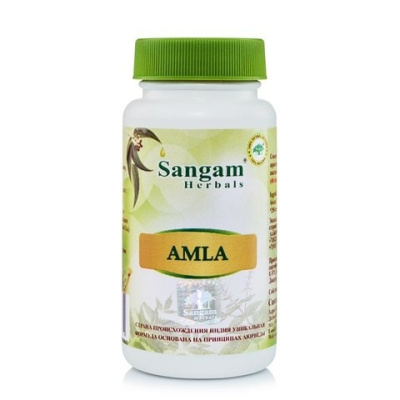 Амла Сангам Хербалс (Amla Sangam Herbals), 60 таблеток, 900 мг