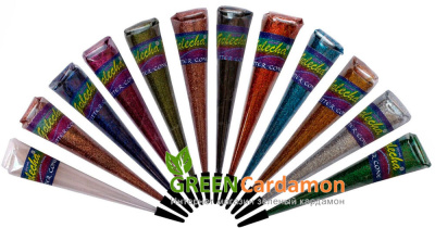 Глиттер в конусах набор