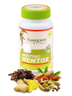 Ментокс (Mentox, Sangam Herbals), Сангам, 60 таб