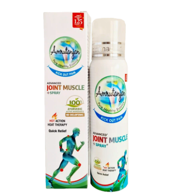 Разогревающий спрей Joint Muscule Spray, Amrutanjan, 80 мл