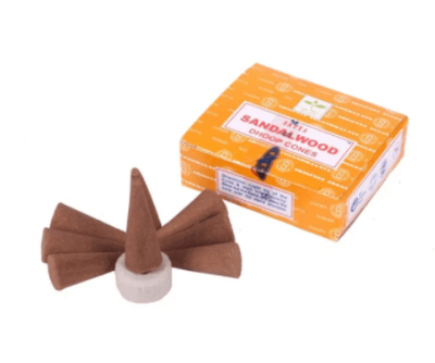 Конусы благовония Sandalwood, Satya, 12 шт