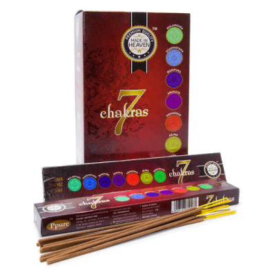 Благовония 7 Chakras аромапалочки, Ppure Made In Heaven, 15 г